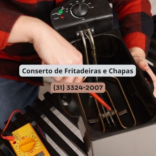 Conserto de Fritadeiras e Chapas no Zilah Spósito, Belo Horizonte